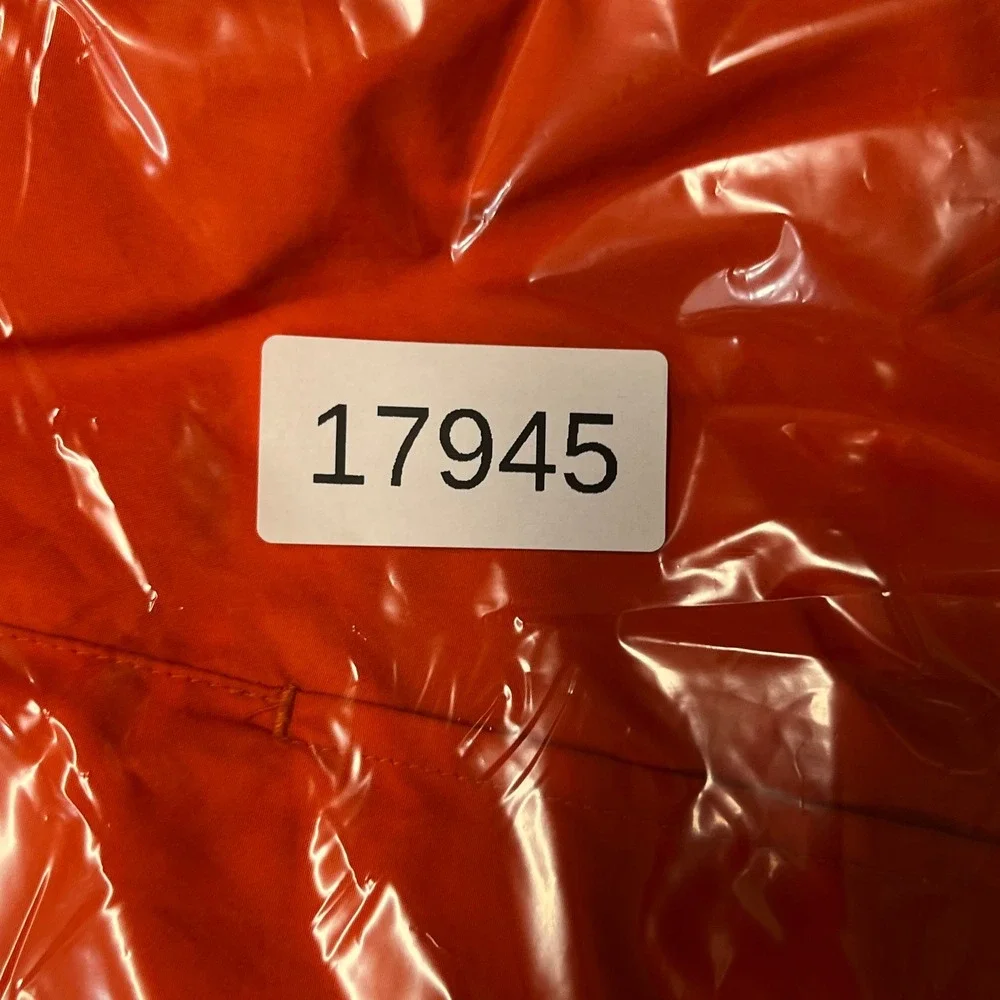 Clemson Tigers Nike Team Windbreaker Jacket Men M Orange Clima FIT Athletic Y2K